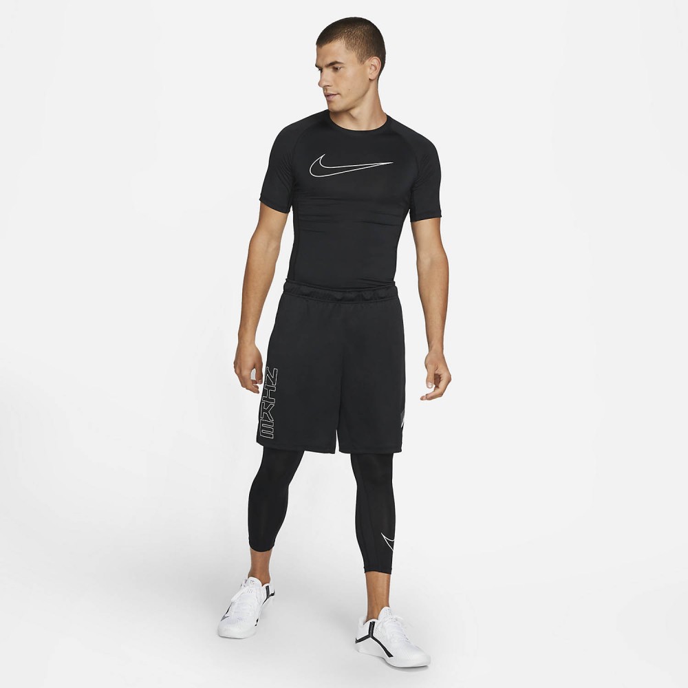 Футболка компресионная мужская Nike Pro Dri-FIT полиэстер черная (DD1992-010)