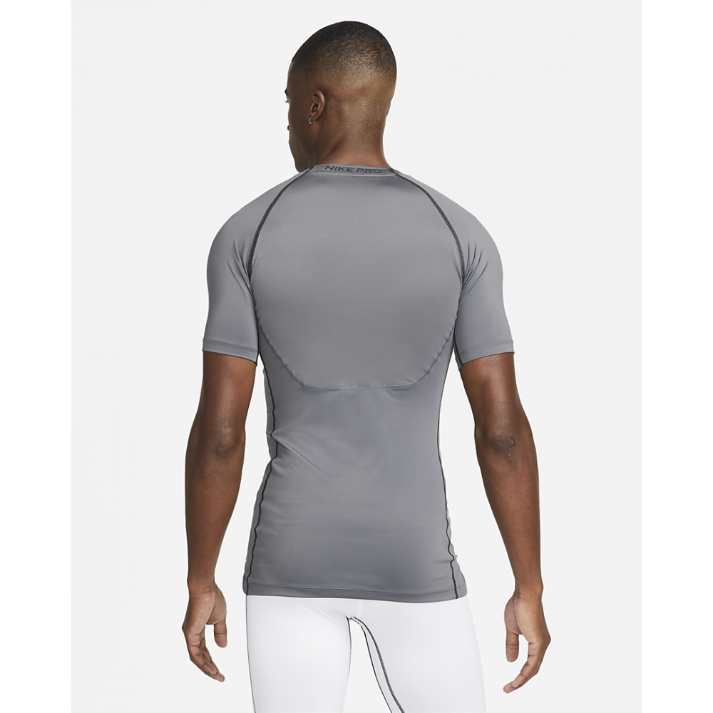 Футболка компресионная мужская Nike Pro Dri-FIT полиэстер серая (DD1992-068)