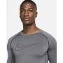 Футболка компресионная мужская Nike Pro Dri-FIT полиэстер серая (DD1992-068)