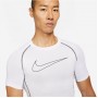 Футболка компресcионная мужская Nike Pro Dri-FIT полиэстер белая (DD1992-100)