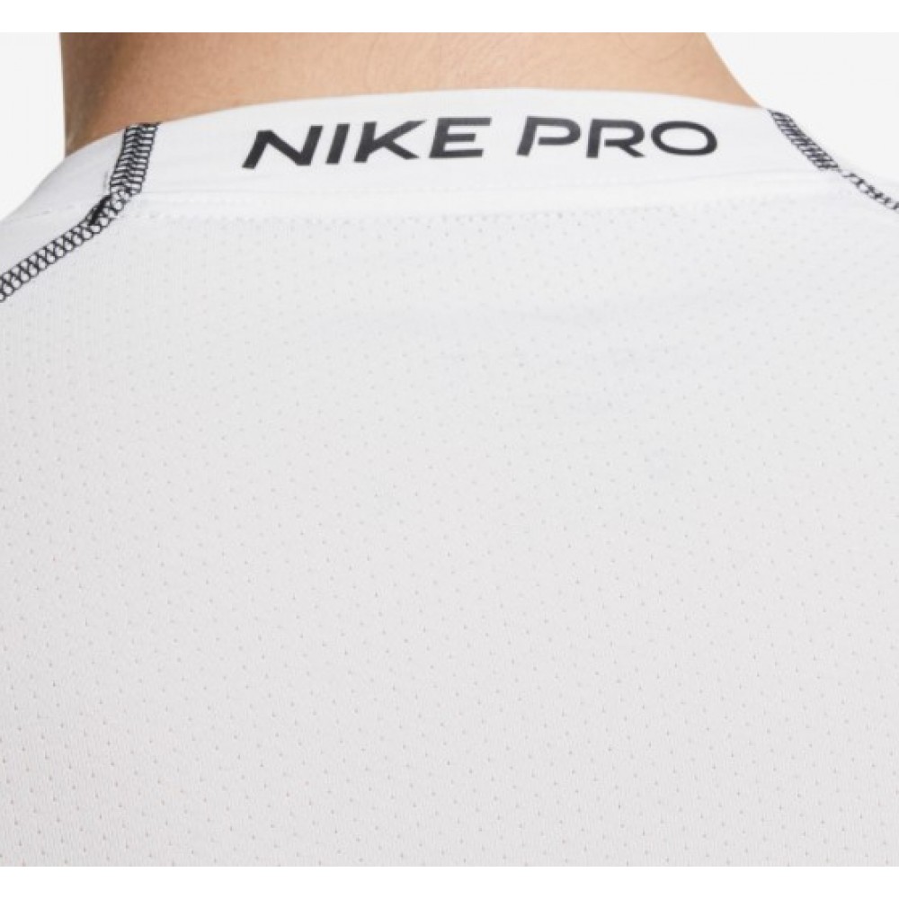 Футболка компресcионная мужская Nike Pro Dri-FIT полиэстер белая (DD1992-100)