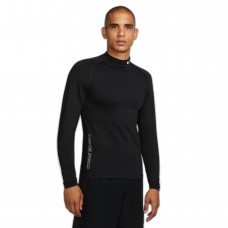 Футболка-лонгслив теплая компресионная Nike Pro Warm Men's Long-Sleeve Mock-Neck Training Top (DQ6607-010)