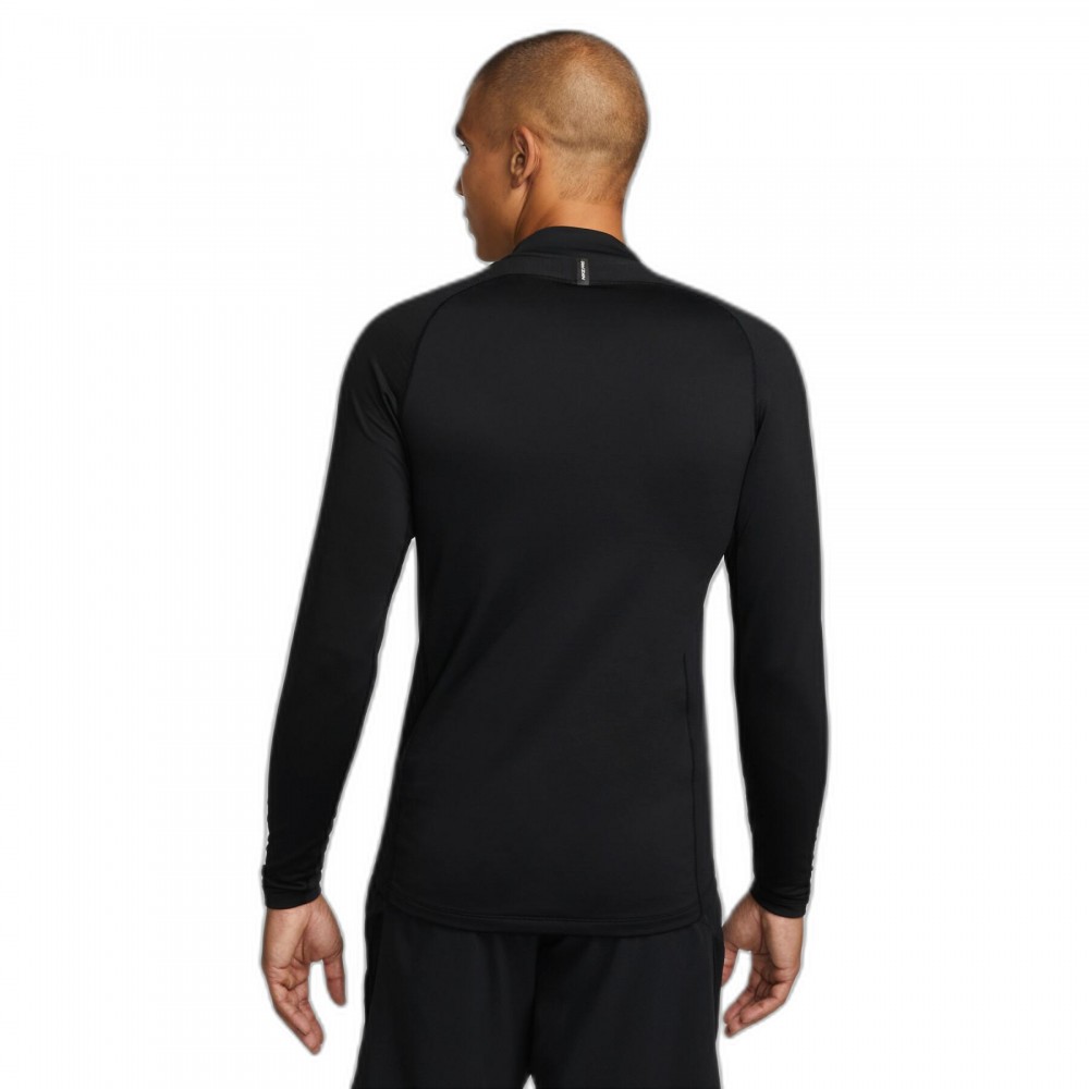 Футболка-лонгслив теплая компресионная Nike Pro Warm Men's Long-Sleeve Mock-Neck Training Top (DQ6607-010)