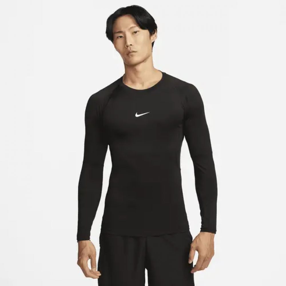 Футболка компрессионная Nike Pro Men's Dri-FIT Tight Long-Sleeve Fitness Top (FB7919-010)