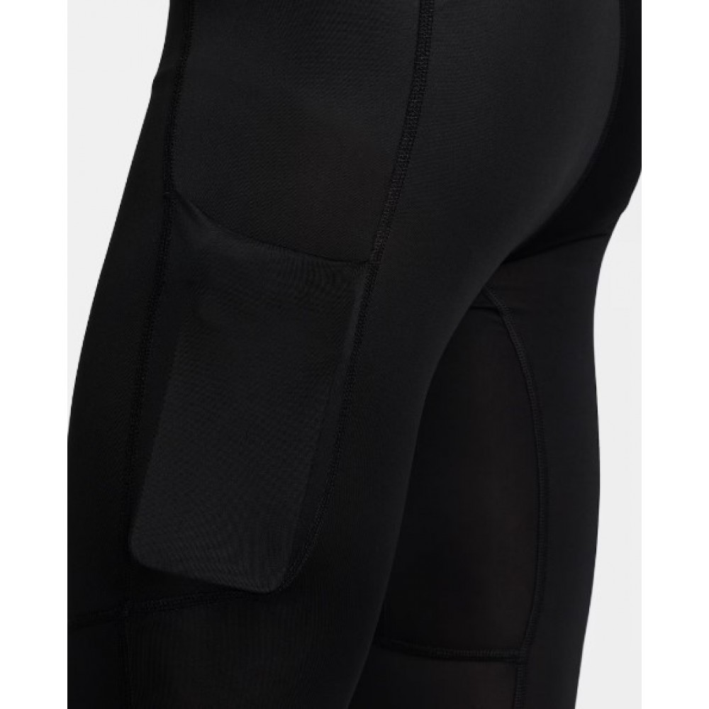 Компрессионные мужские тайтсы Nike Pro Men's Dri-FIT 3/4-Length Fitness Tights черные оригинал (FB7950-010)