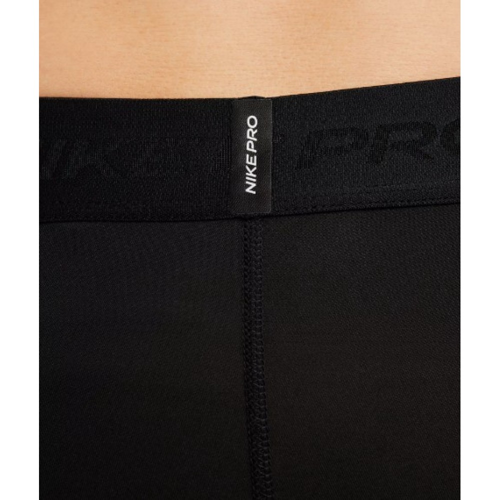 Компрессионные мужские тайтсы Nike Pro Men's Dri-FIT 3/4-Length Fitness Tights черные оригинал (FB7950-010)