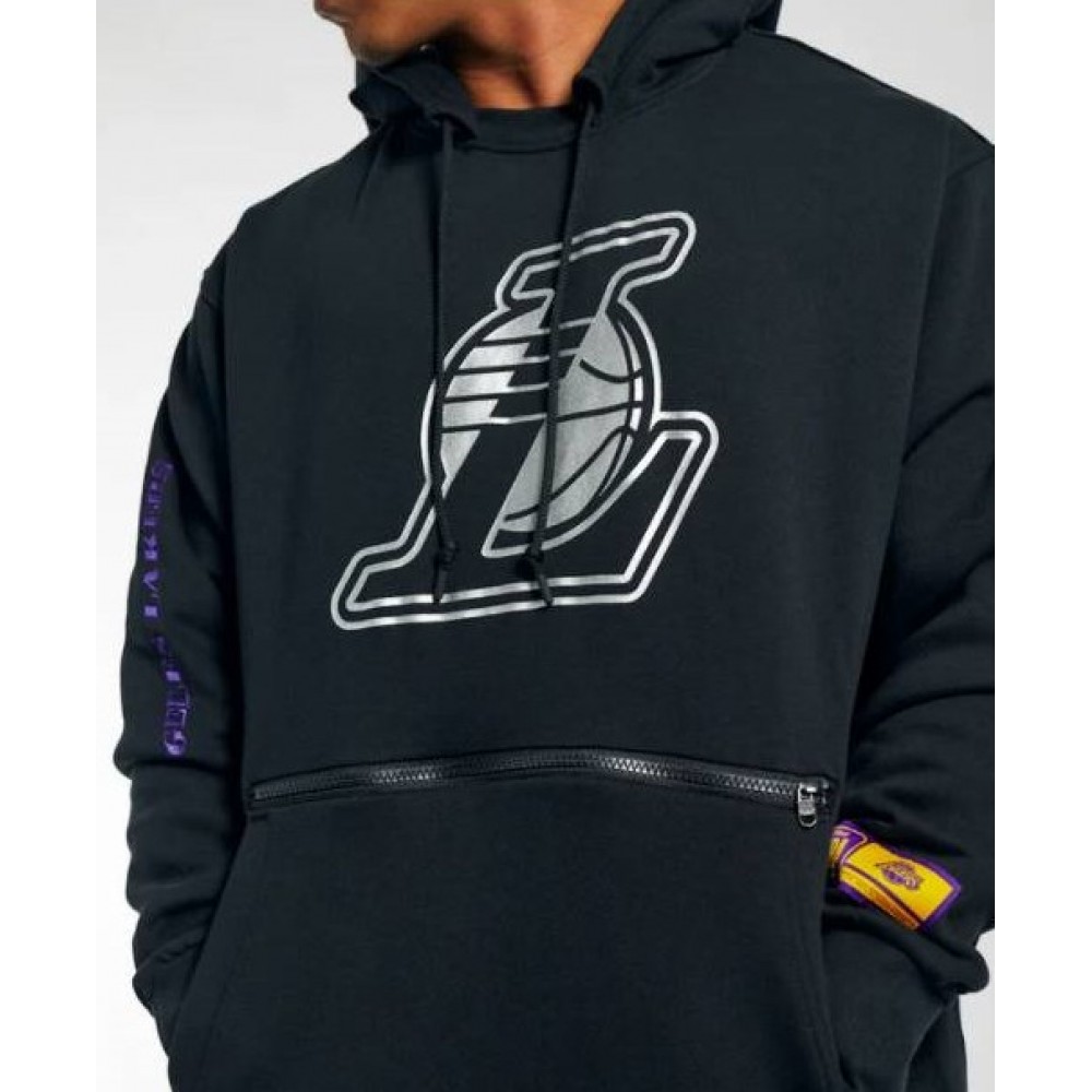 Худи Nike Los Angeles Lakers Hoodie Courtside баскетбольная мужская (CV4045-010)