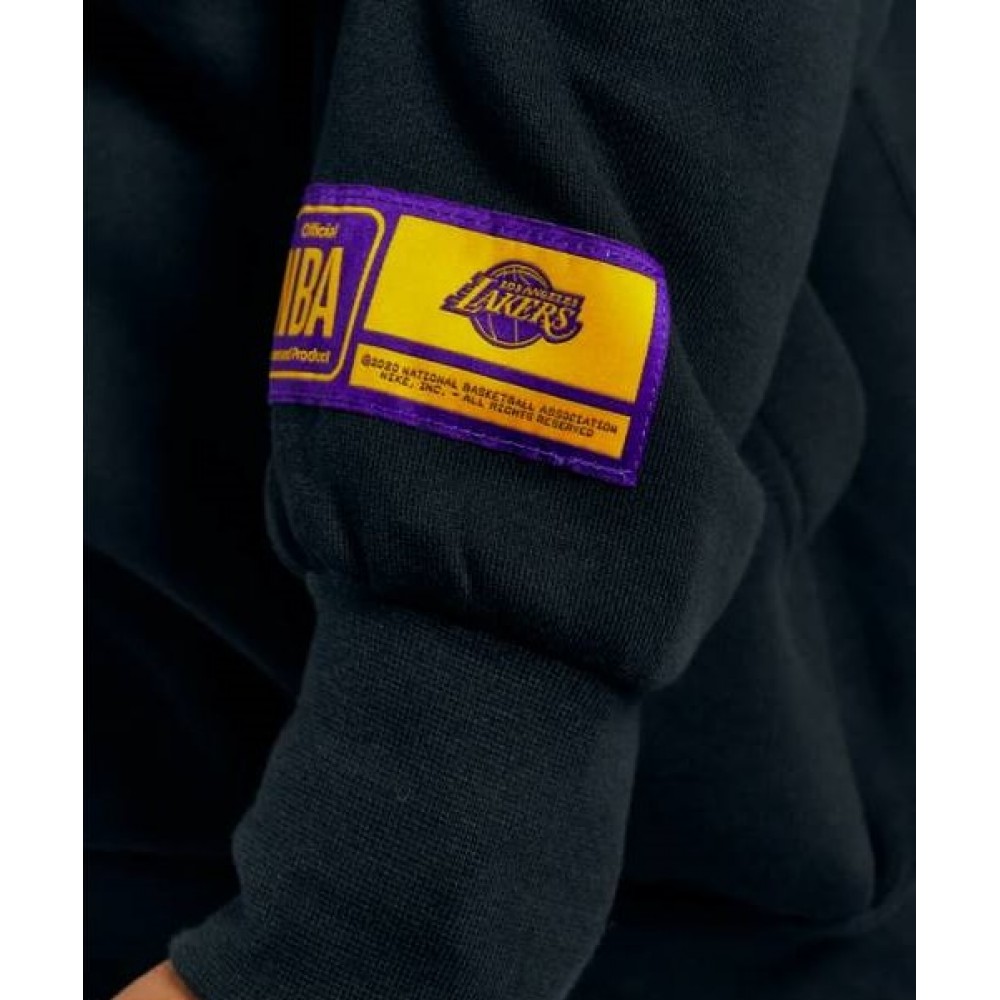 Худи Nike Los Angeles Lakers Hoodie Courtside баскетбольная мужская (CV4045-010)