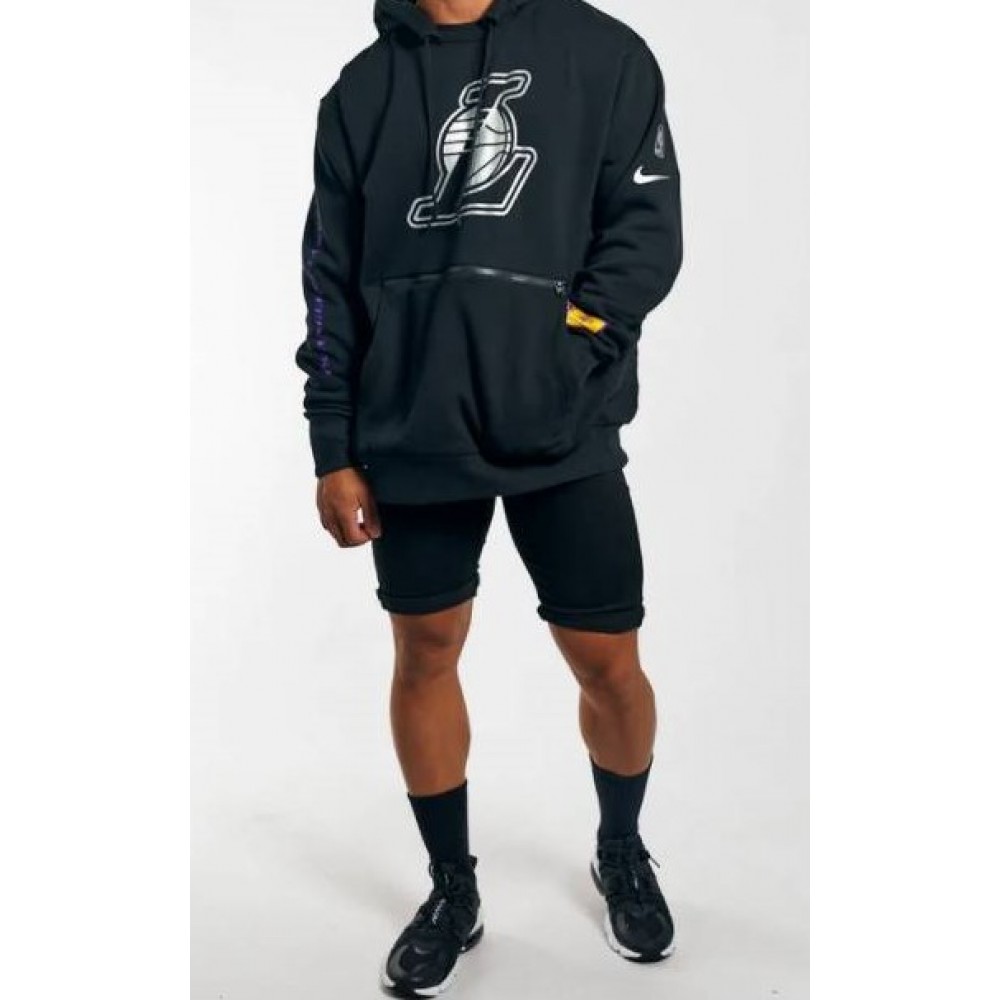 Худи Nike Los Angeles Lakers Hoodie Courtside баскетбольная мужская (CV4045-010)