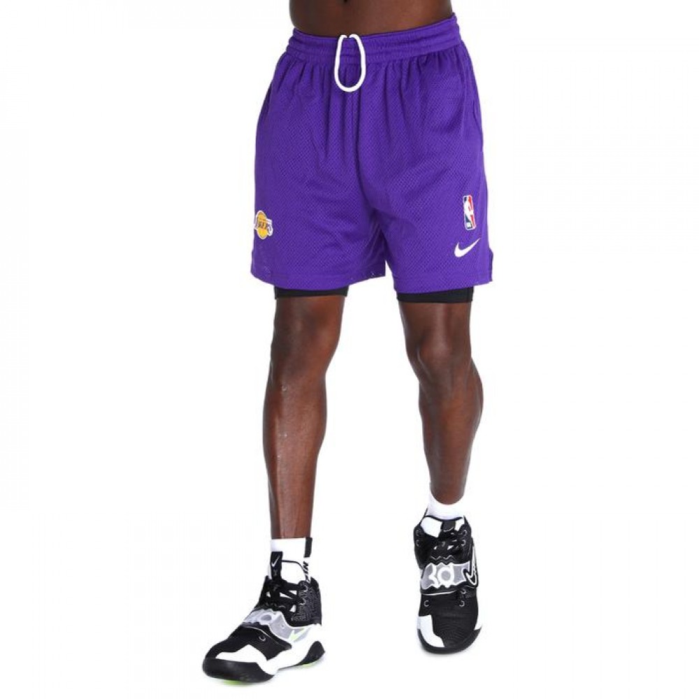 Шорты баскетбольные мужские Nike Los Angeles Lakers Men's Nike NBA Basketball Shorts (DN4629-504)