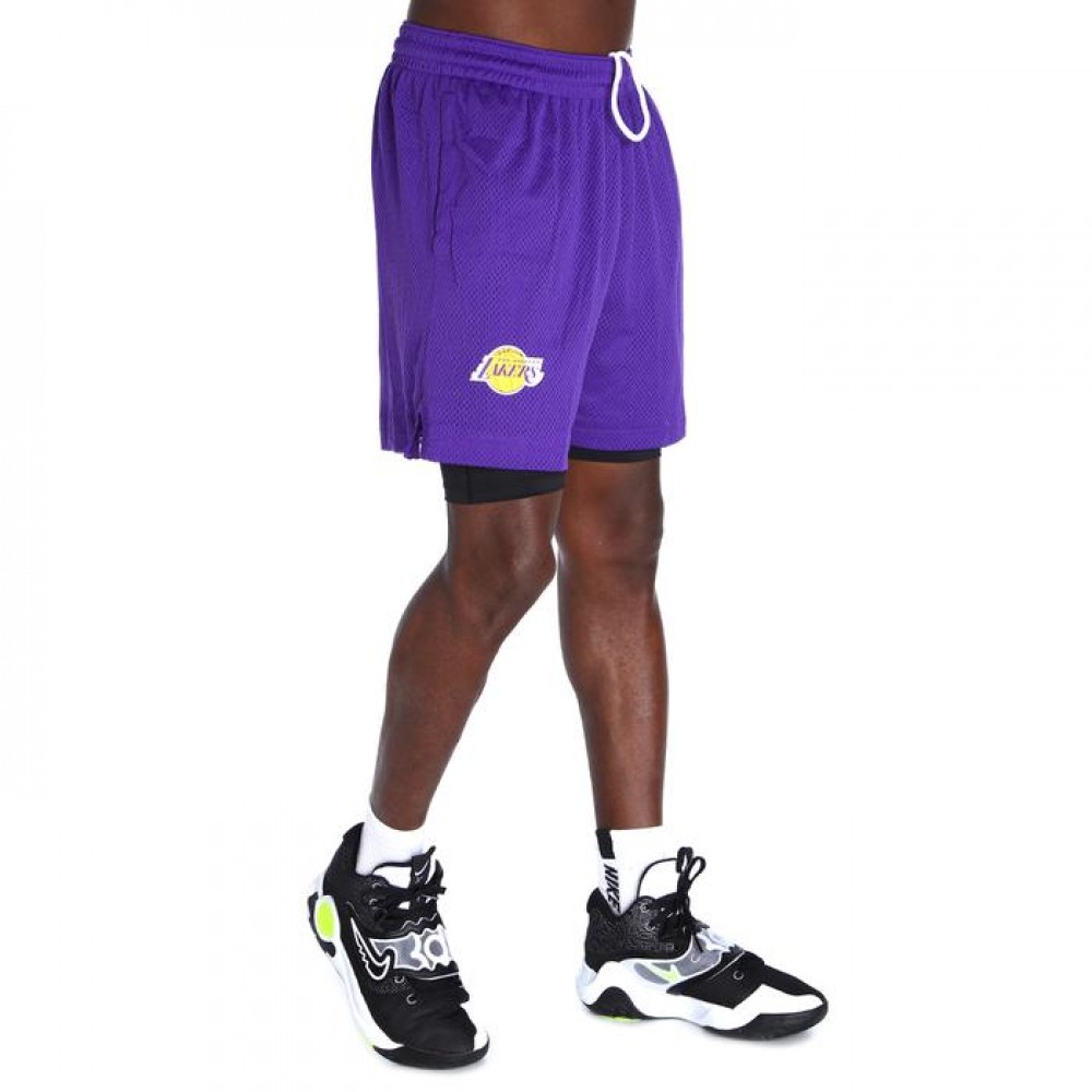 Шорты баскетбольные мужские Nike Los Angeles Lakers Men's Nike NBA Basketball Shorts (DN4629-504)