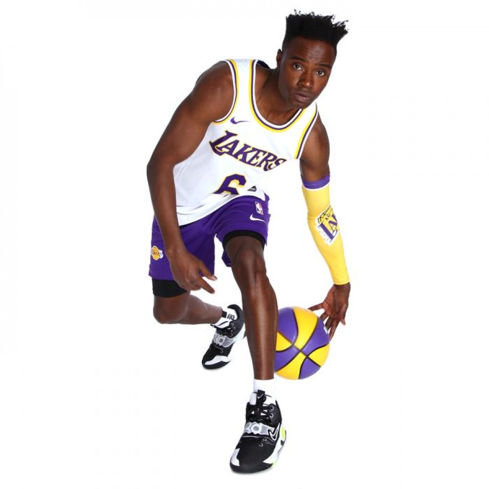 Шорты баскетбольные мужские Nike Los Angeles Lakers Men's Nike NBA Basketball Shorts (DN4629-504)