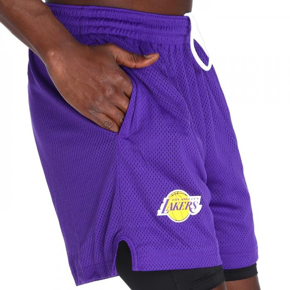 Шорты баскетбольные мужские Nike Los Angeles Lakers Men's Nike NBA Basketball Shorts (DN4629-504)