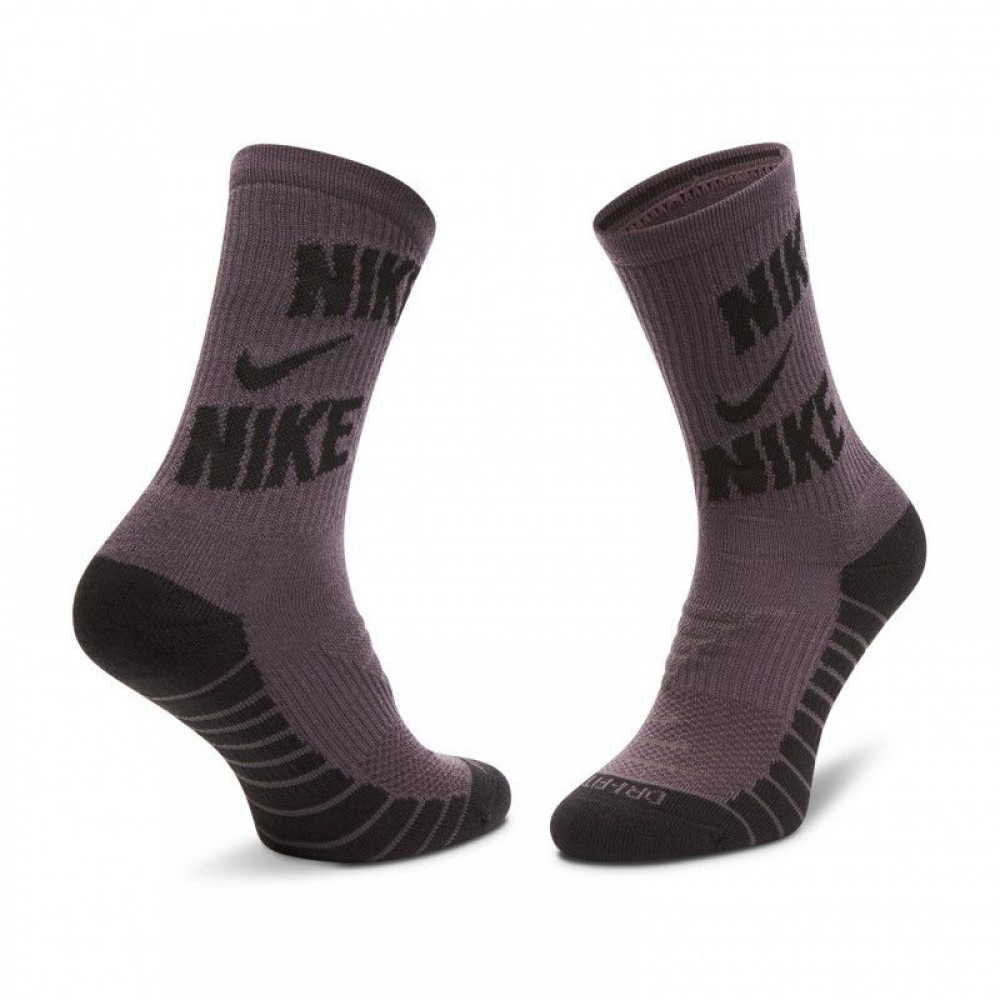 Носки спортивные Nike Everyday Max Cush Crew 3 пары черный-белый-серый (CW0084-904) 