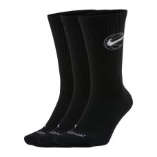 Носки баскетбольные Nike Everyday Crew Basketball Socks 3 пары черные (DA2123-010)