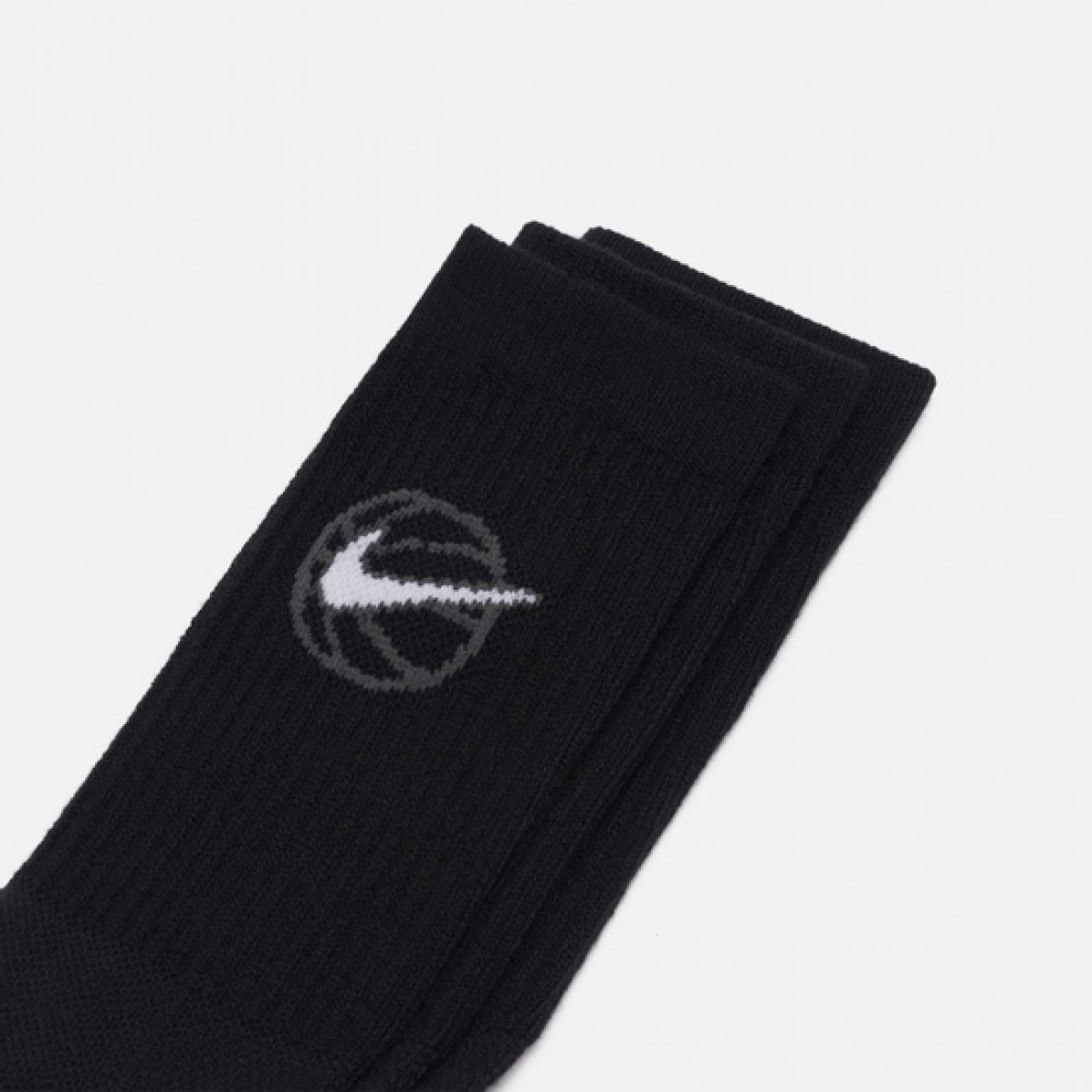 Носки баскетбольные Nike Everyday Crew Basketball Socks 3 пары черные (DA2123-010)