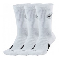 Носки баскетбольные Nike Everyday Crew Basketball Socks 3 пары белые (DA2123-100)