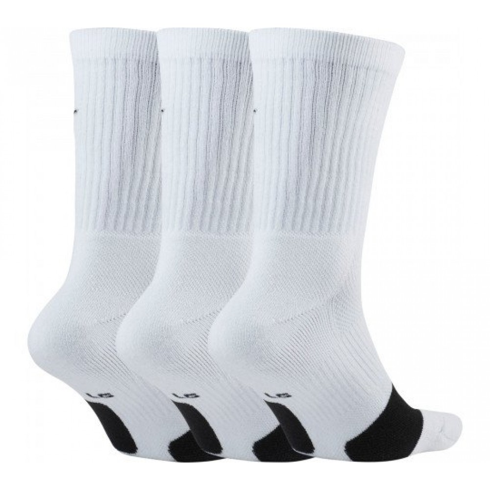 Носки баскетбольные Nike Everyday Crew Basketball Socks 3 пары белые (DA2123-100)