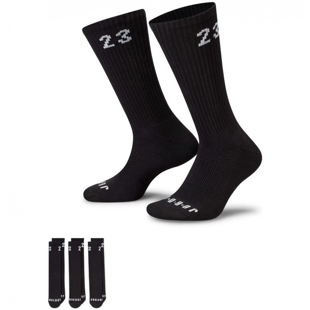Носки баскетбольные Jordan Essentials Crew Socks черные (DA5718-010)