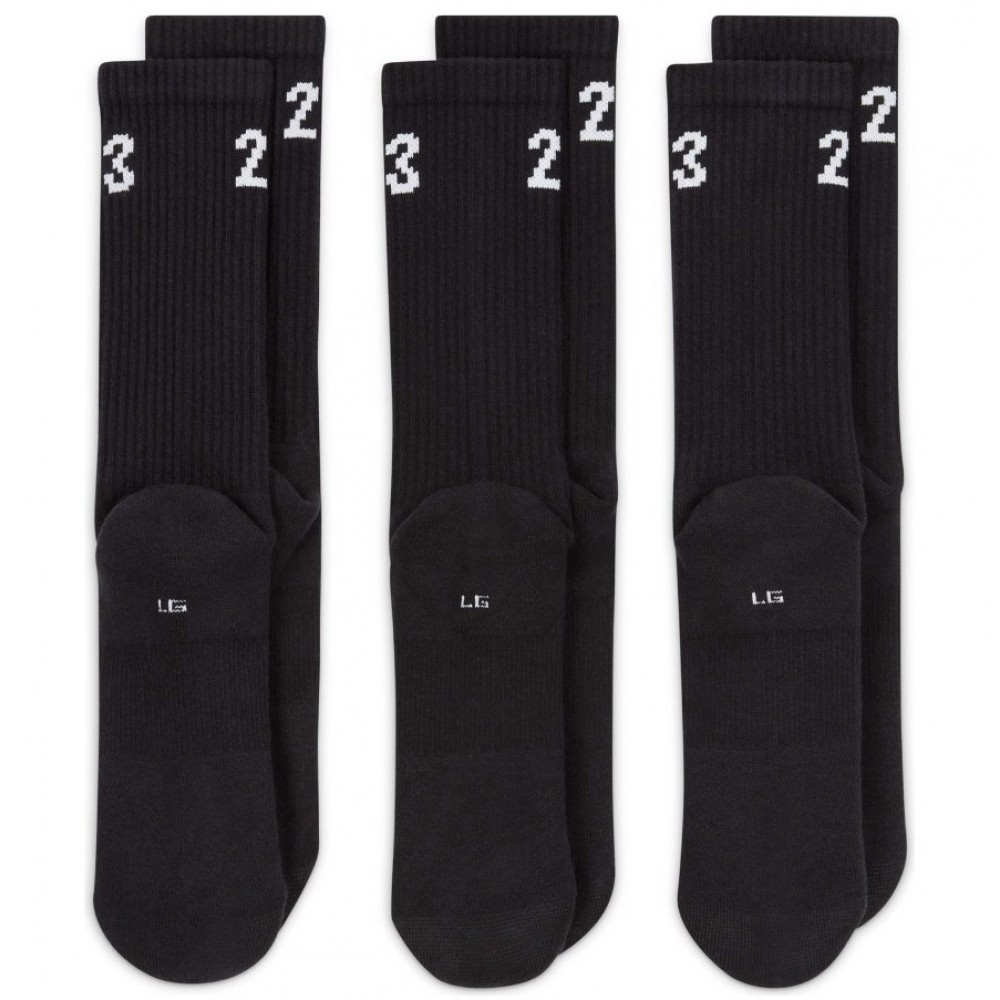 Носки баскетбольные Jordan Essentials Crew Socks черные (DA5718-010)
