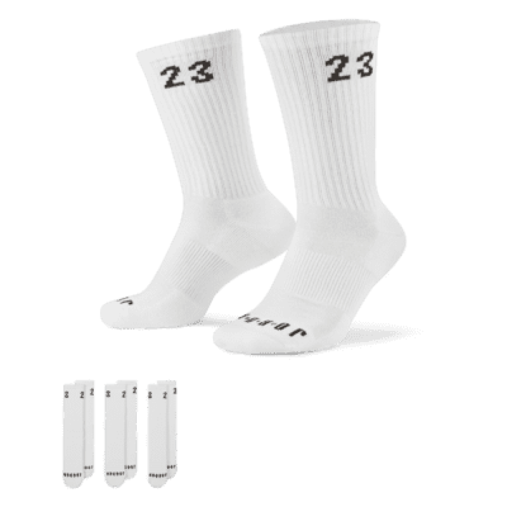 Носки спортивные Jordan Essentials Crew Socks белые (DA5718-100)