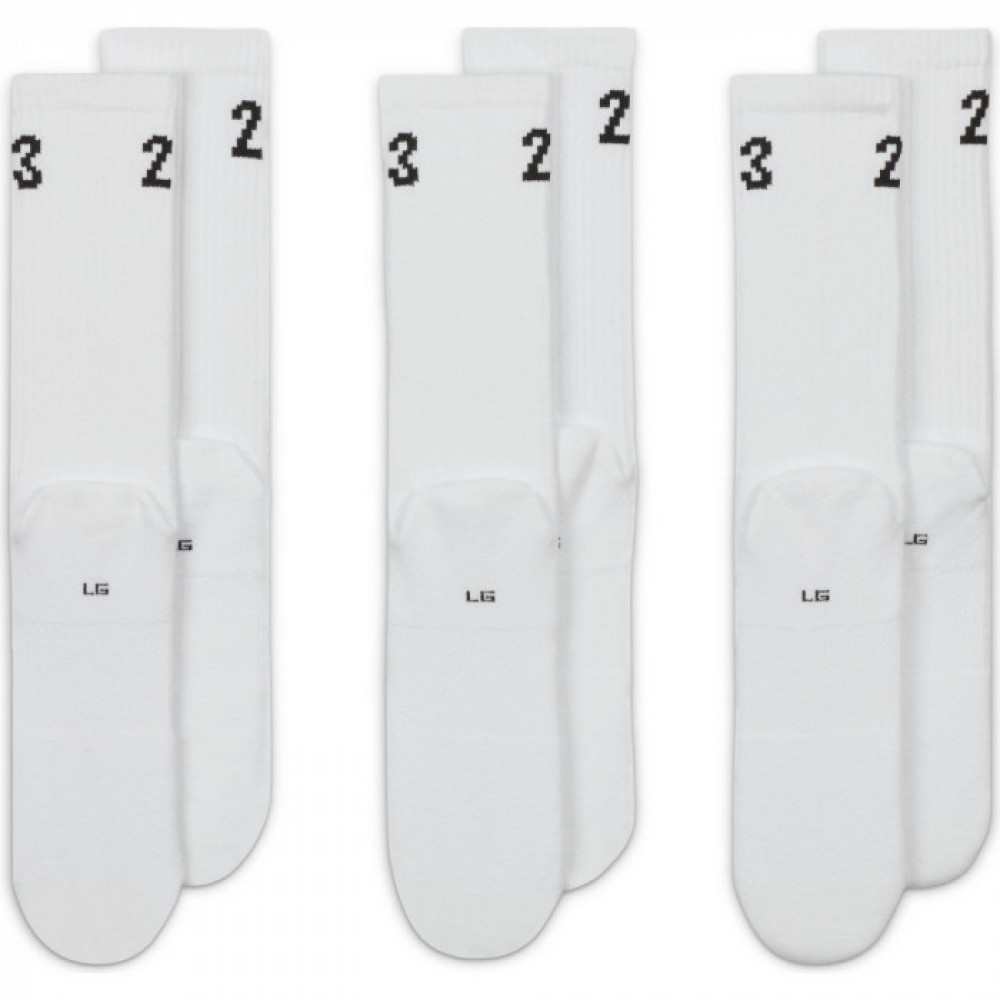 Носки спортивные Jordan Essentials Crew Socks белые (DA5718-100)