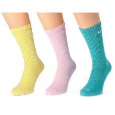 Носки спортивные Nike Everyday Plus Crew 3 пары мультиколор (DC7537-901)
