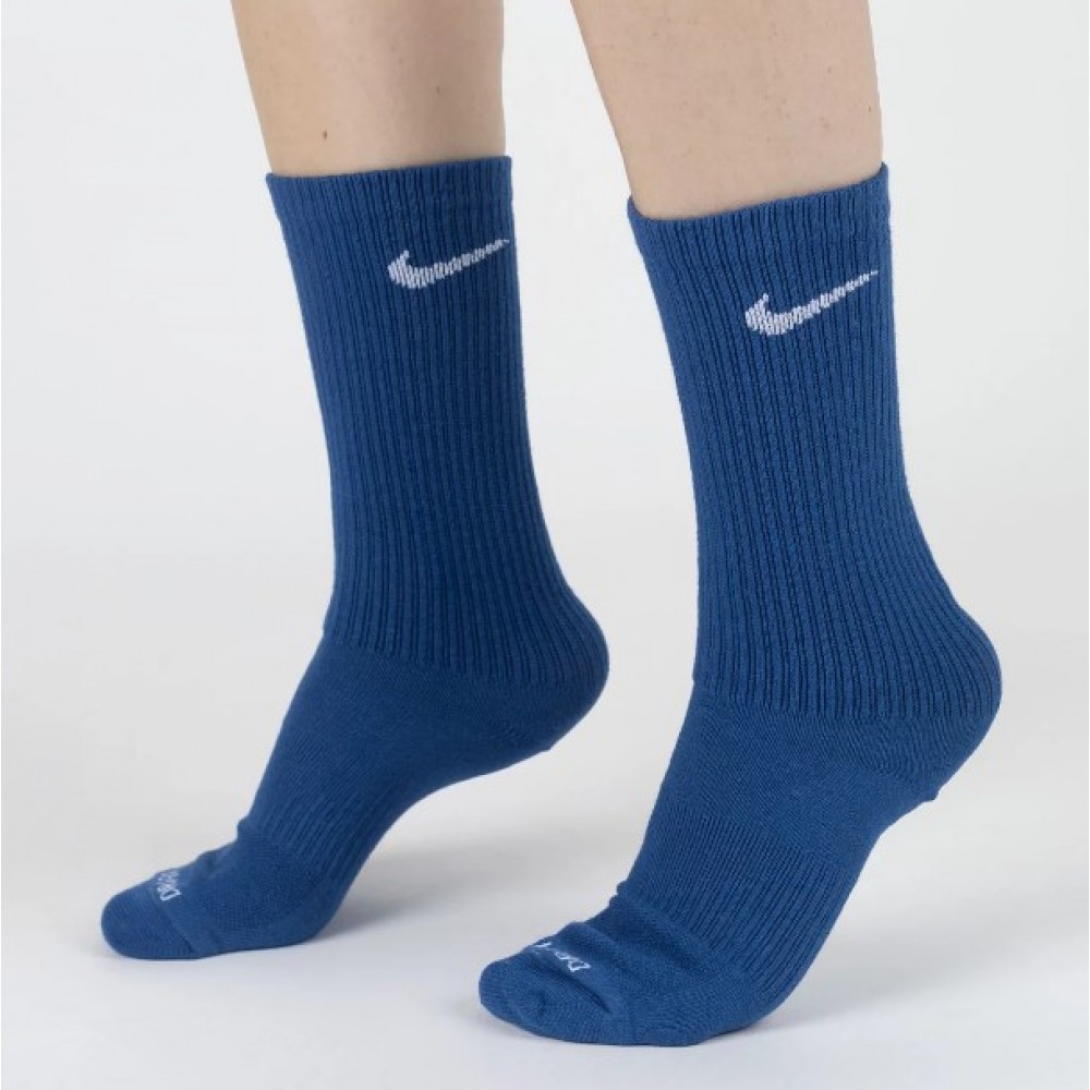 Носки спортивные Nike Everyday Plus Crew 3 пары мультиколор (DC7537-902)