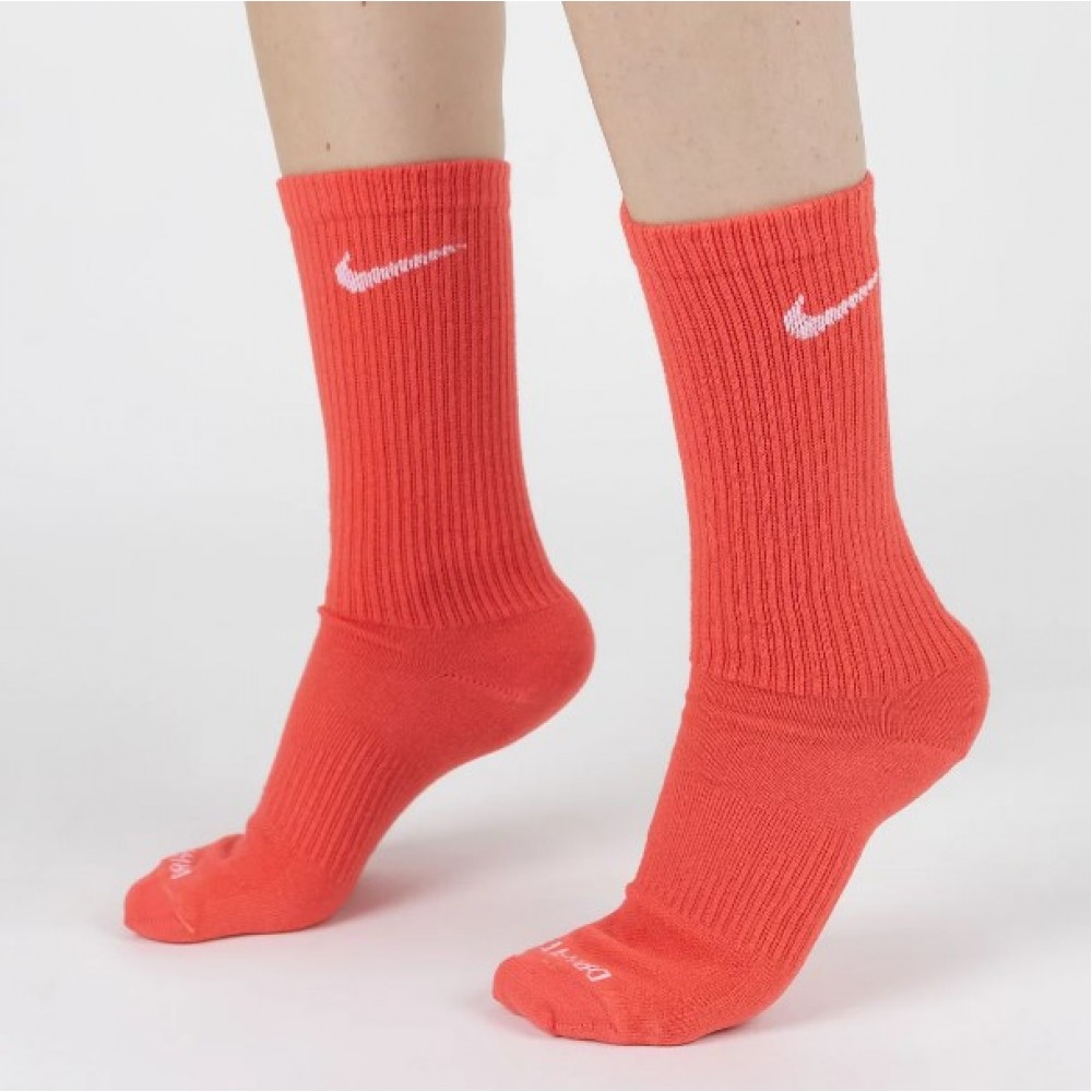 Носки спортивные Nike Everyday Plus Crew 3 пары мультиколор (DC7537-902)