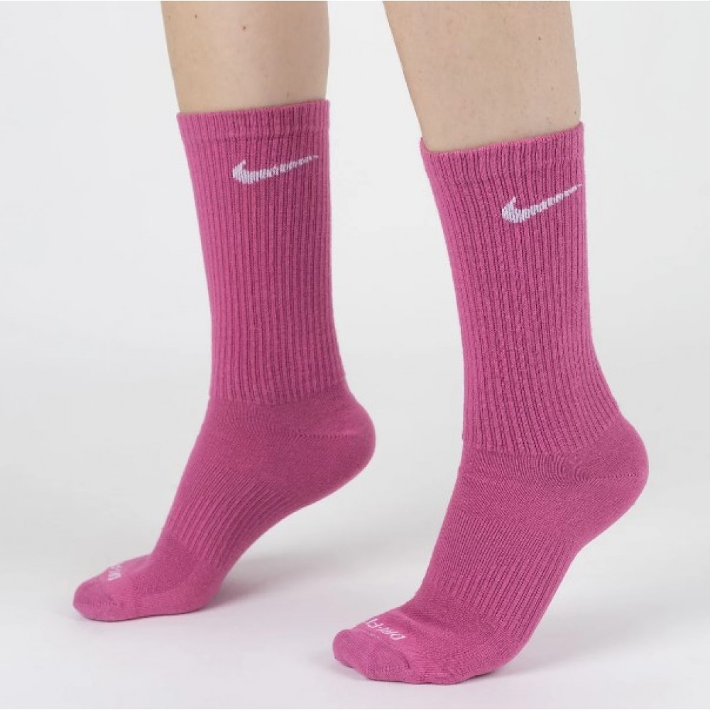 Носки спортивные Nike Everyday Plus Crew 3 пары мультиколор (DC7537-902)