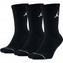 Носки баскетбольные Jordan Джордан Everyday Crew Socks для спорта и на каждый день 3 пары (DX9632-010)