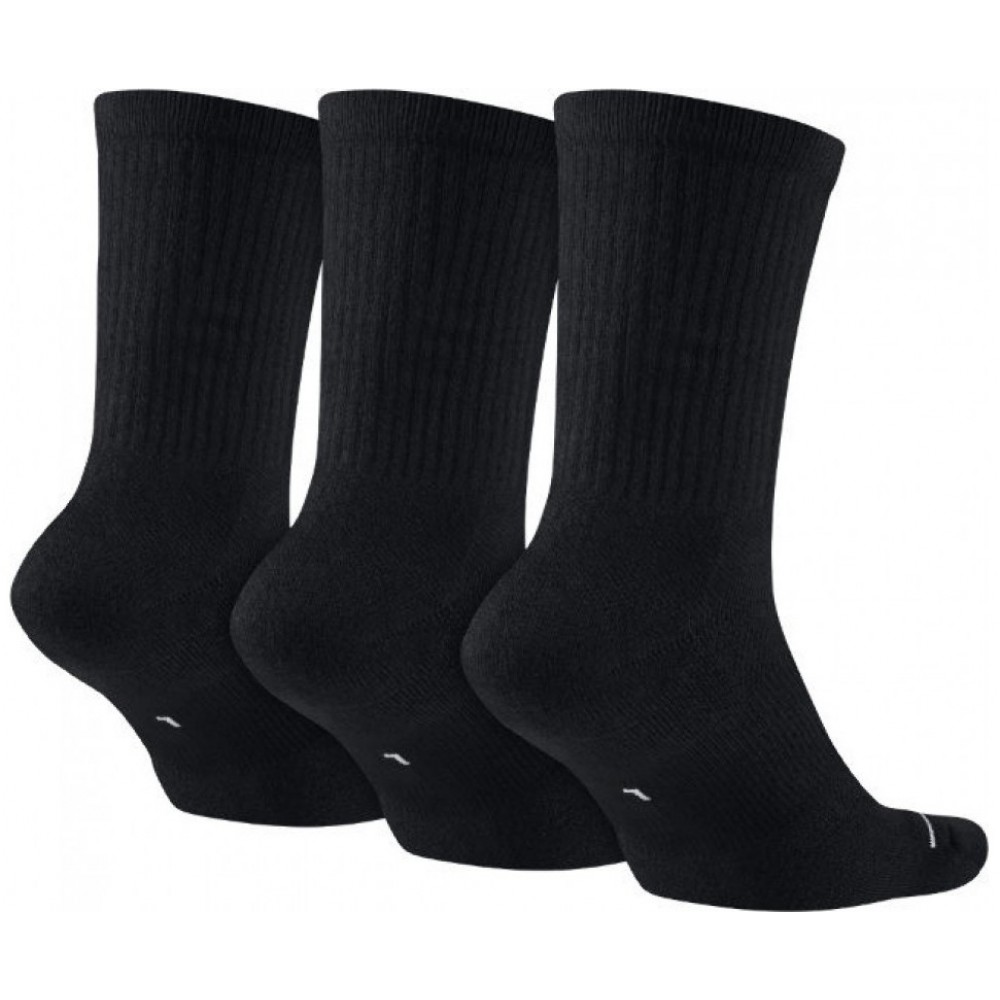 Носки баскетбольные Jordan Джордан Everyday Crew Socks для спорта и на каждый день 3 пары (DX9632-010)