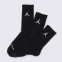 Носки баскетбольные Jordan Джордан Everyday Crew Socks для спорта и на каждый день 3 пары (DX9632-010)