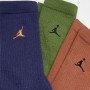 Носки баскетбольные Jordan Everyday Crew Socks для спорта и на каждый день 3 пары (DX9632-912)