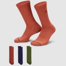 Носки баскетбольные Jordan Everyday Crew Socks для спорта и на каждый день 3 пары (DX9632-912)