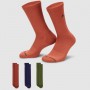 Носки баскетбольные Jordan Everyday Crew Socks для спорта и на каждый день 3 пары (DX9632-912)