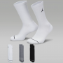 Носки баскетбольные Jordan Джордан Everyday Crew Socks для спорта и на каждый день 3 пары (DX9632-914)
