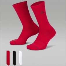 Носки баскетбольные Jordan Everyday Crew Socks для спорта и на каждый день 3 пары (DX9632-918)