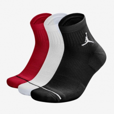 Носки баскетбольные Jordan Джордан Everyday Ankle Socks средние 3 пары (DX9655-902)