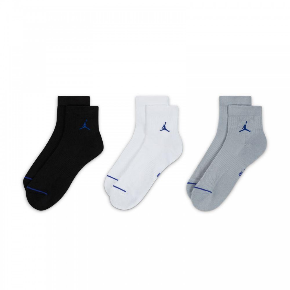 Носки баскетбольные Jordan Everyday Ankle Socks средние 3 пары (DX9655-904)
