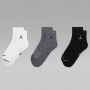 Носки баскетбольные Jordan Джордан Everyday Ankle Socks средние 3 пары (DX9655-911)