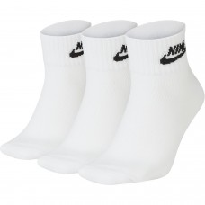 Носки спортивные Nike Everyday Essential Ankle 3 пары белые (SK0110-101) 