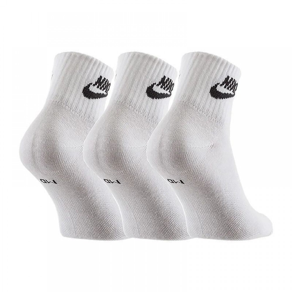 Носки спортивные Nike Everyday Essential Ankle 3 пары белые (SK0110-101) 