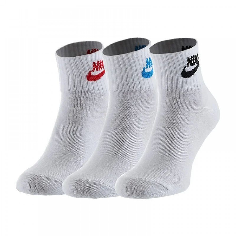 Носки спортивные Nike Everyday Essential Ankle 3 пары белые (SK0110-911) 