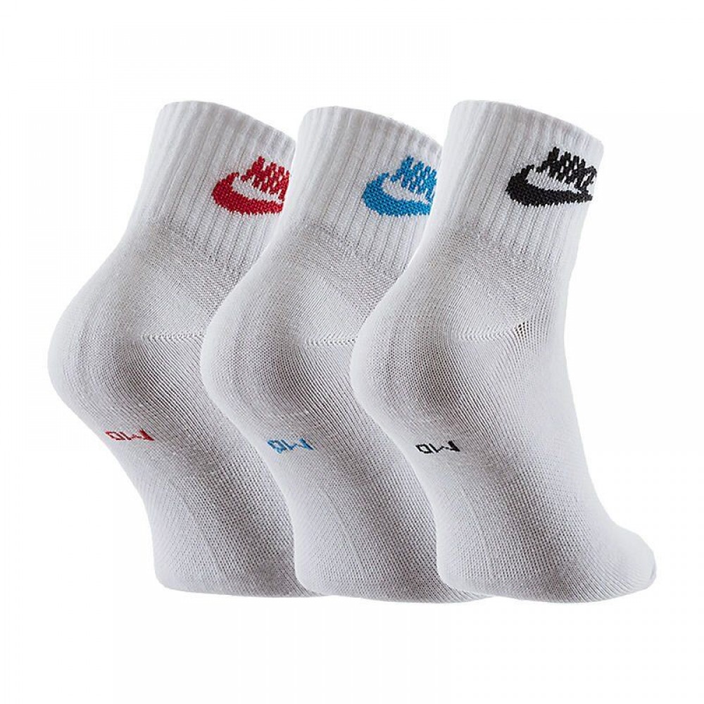 Носки спортивные Nike Everyday Essential Ankle 3 пары белые (SK0110-911) 