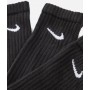 Носки Nike Найк Value Cotton Crew 3 пары черные высокие оригинал (SX4508-001)