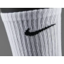 Носки спортивные Nike Value Cotton Crew 3 пары белые (SX4508-101)