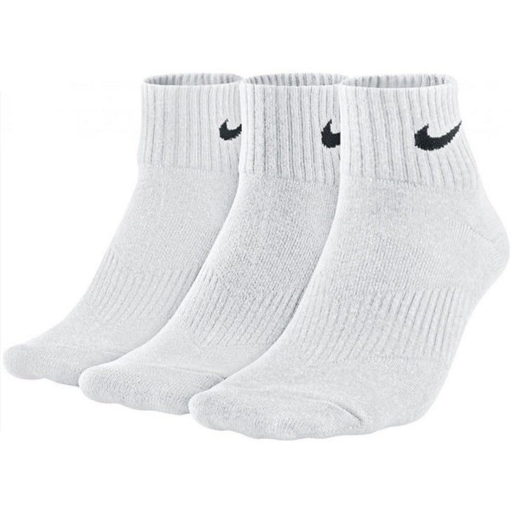 Носки спортивные Nike Perfomance  Lightweight Quarter Socks 3 пары белые (SX4706-101)