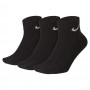 Носки спортивные Nike Value Cush Ankle 3 пары черные (SX4926-001)