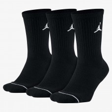 Носки баскетбольные спортивные Nike Jordan Jumpman Crew 3 пары черные (SX5545-013)